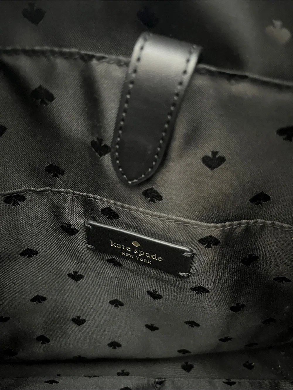 Kate Spade ♠️ The Little Better Black Chelsea Large Tote with Front Zip Pocket